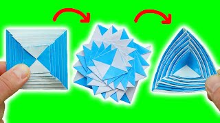 Easy Paper toy antistress transformer  Tutorial [upl. by Finah]