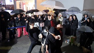 STREET ARTIST ONE OF RAINY NIGHT PASSION HONGDAE BUSKING 240117 [upl. by Eniotna404]