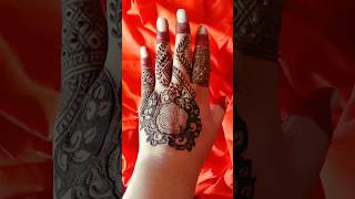 full hand mehndi design  back hand mehndi  mehndidesigns mehndi hennadesign shorts shortvideo [upl. by Anin]