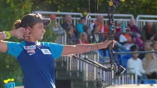 Archery in slow motion  Compound bow  Odense 2016 [upl. by Ahsino]