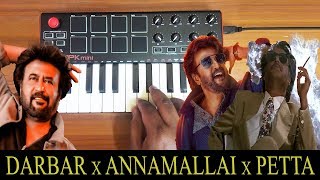 Darbar x Annamalai x Petta  Mass Bgm Mix By Raj Bharath  Rajinikanth  Deva  Anirudh [upl. by Hcahsem364]