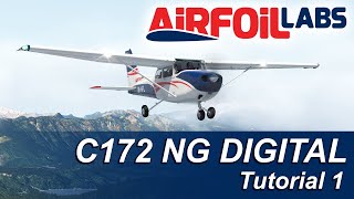 C172 NG DIGITAL Tutorial 1  About the Welcome Screen User Interface Basics and Settings [upl. by Attenborough227]