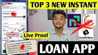 ✅₹480000 Loan Approval  Brand New loan app  Low CIBIL Only Adhar amp PAN  Top 3 Loan apps [upl. by Greene]