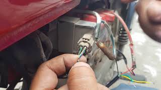 How to Install Electronic Rpm Meter In Bikes HONDA SUZUKI YAHAMA [upl. by Lucienne]