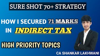 Watch this if you want 70 in IDT I Sure shot Exemption I CA Final IDT I CA SHANKAR LAKHWANI [upl. by Bannasch]