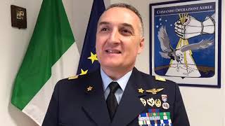 Aeronautica il Gen Gabellini è il nuovo Comandante del COA di Poggio Renatico [upl. by Ariek]