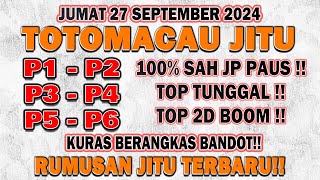 PREDIKSI MACAU HARI INI JUMAT 27 SEPTEMBER 2024  PREDIKSI TOTOMACAUCOM HARI INI  MACAU 4D JITU [upl. by Helban]