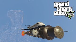 GTA 5 LANCEMENT DUNE FUSEE  ON SORT DE LATMOSPHERE [upl. by Fernas]