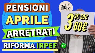 PENSIONI 🧮 CALCOLO dei CONGUAGLI di APRILE Fino a 60 Euro per la RIFORMA IRPEF 2024 ❗️ [upl. by Virgil85]