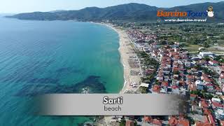 SARTI BEACH Barcino Tours letovanje [upl. by Ahseiuqal]