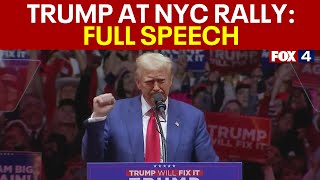 Donald Trump at MSG rally FULL SPEECH [upl. by Luzader]