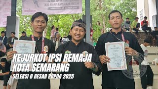 JUARA 3 SENI TUNGGAL  KEJURKOT ANTAR PADEPOKAN IPSI KOTA SEMARANG 2024  REMAJA  OCTAVIANO [upl. by Ajax596]