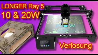 LONGER Ray5  10W20W Laser  Giveaway [upl. by Euqor912]