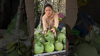 Amazing Giant Pink Orange  Fruit Cutting Skills [upl. by Delacourt124]