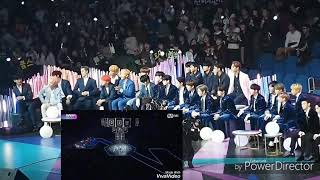 171129 SEVENTEEN reaction to MONSTA X  Dramarama MAMA [upl. by Aisirtap]