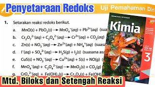 PENYETARAAN REDOKS METODE BILOKS DAN SETENGAH REAKSI Kimia Kelas XII Part 1 [upl. by Aihsein]