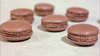 Chocolate Macarons Recipe  Without Almond Flour [upl. by Redle]