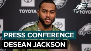 DeSean Jackson on Being Back Home amp How Hes Kept His Speed  Eagles Press Conference [upl. by Llesram]