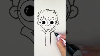 How to Draw Harry Potter [upl. by Melcher]