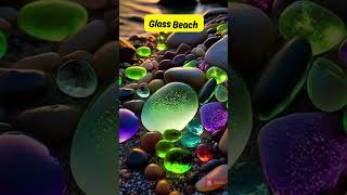 Places that you wont feel real in the world  Glass beach california  glass beach usa [upl. by Osrick327]