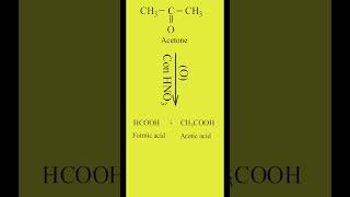 Oxidation of Acetone  Formic Acid amp Acetic Acid  Carbonyl Compounds cbseclass12  chemistry [upl. by Hakeber]