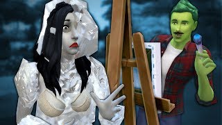 FREEZING TO DEATH FOR ART  The Sims 4 Funny Highlights 140 [upl. by Alak]