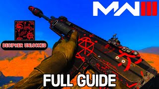 HOW TO UNLOCK DECIPHER CAMO GLOWING Full Guide  MW3 [upl. by Pendergast500]