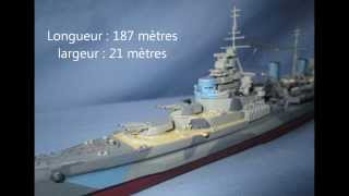 maquette du croiseur léger HMS Belfast échelle 1600 [upl. by Ayhay270]