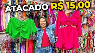 ROUPAS FEMININAS NO ATACADO DE FÁBRICA EM GOIÂNIA  R 1500 [upl. by Drobman]