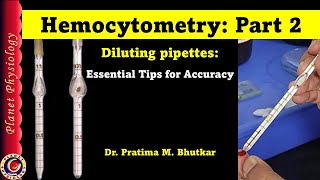 Hemocytometry Part2  Diluting Pipettes [upl. by Cirdek]