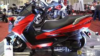 2017 Benelli Zafferano 250 EFI Scooter  Walkaround  2016 AIMExpo Orlando [upl. by Ahsinal]