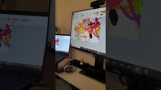 🎨💻 Watch Melody Create Stunning Digital Art  Like Melody shorts [upl. by Julee]