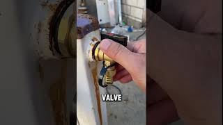 Heating large flow drain valve tools smartgadets diy [upl. by Akamaozu]