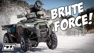 2024 Kawasaki Brute Force 750 Review  Overhauled and Updated [upl. by Auohp]