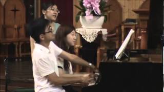 P Tchaikovsky：Waltz of the Flowers from The Nutcracker Suite for piano four hands [upl. by Aonehc]