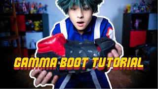 HOW TO MAKE DEKUS GAMMA BOOTS BOKU NO HERO ACADEMIA MY HERO ACADEMIA COSPLAY TUTORIAL [upl. by Link]