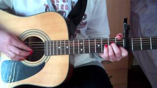 quotSet Fire To The Rainquot  Adele  EASY Guitar Tutorial [upl. by Anniala]