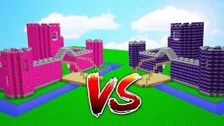 ¡CASTILLO DE LUCKY BLOCKS UNIVERSO vs CASTILLO DE LUCKY BLOCKS RANDOM  MINECRAFT LUCKY BLOCKS [upl. by Jedlicka]