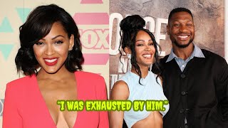 Meagan Good in Tears After Jonathan Majors Allegedly Uses and Dumps Her – Shocking Breakup Drama [upl. by Ramsden]