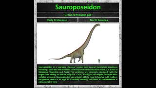 Sauroposeidon [upl. by Notlad]