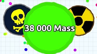 Agario  38000 MASS GAMEPLAY  Teaming with Magarro in Agario [upl. by Wadlinger]