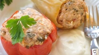 ОЧЕНЬ ВКУСНЫЙ ФАРШИРОВАННЫЙ ПЕРЕЦ Готовим дома [upl. by Almeeta]