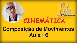 Grings  Aula 16  Cinemática  Composição de Movimentos [upl. by Lahtnero117]