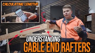 HowTo Calculate amp Cut Perfect Rafters Gable Roofs [upl. by Atinit]