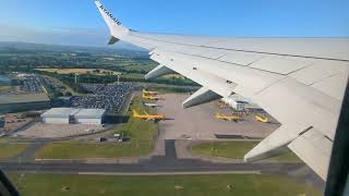 Ryanair from East Midlands Airport to Lanzarote 24th June 2023 [upl. by Pillyhp]