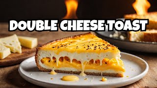 Delicious toast for breakfast Quick and easy double cheese toast [upl. by Annaiek]