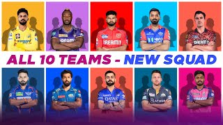 IPL 2025  All 10 Teams New Squad After IPL Auction  Mega Auction News  MY Cricket Production [upl. by Leda]