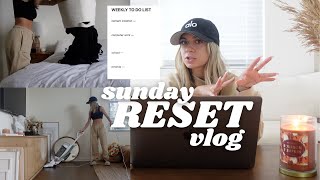 SUNDAY RESET VLOG deep clean new books how i plan a productive week amp my podcast [upl. by Aiken]