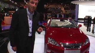 Lexus IS Convertible  Paris Auto Show [upl. by Eve]