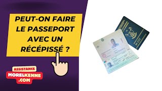 Peuton faire un passeport avec un récépissé au Cameroun [upl. by Ennaillij]